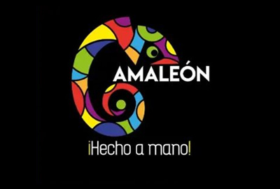 Camaleón Arte Hecho a Mano